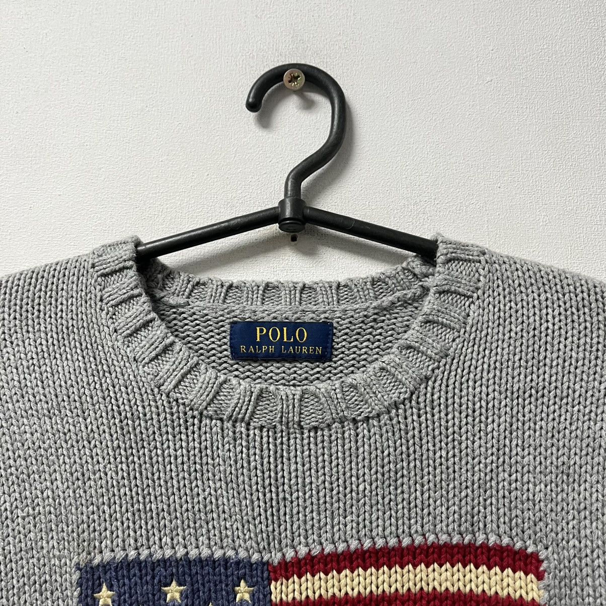 Polo Ralph Lauren Polo Ralph Lauren Sweater USA flag vintage Size US XXS / EU 40 - 4 Thumbnail