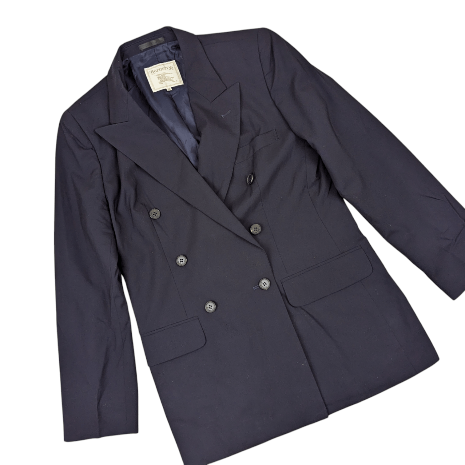 Burberry × Vintage Vintage BURBERRY Blazer Coat Size S / US 4 / IT 40 - 3 Thumbnail