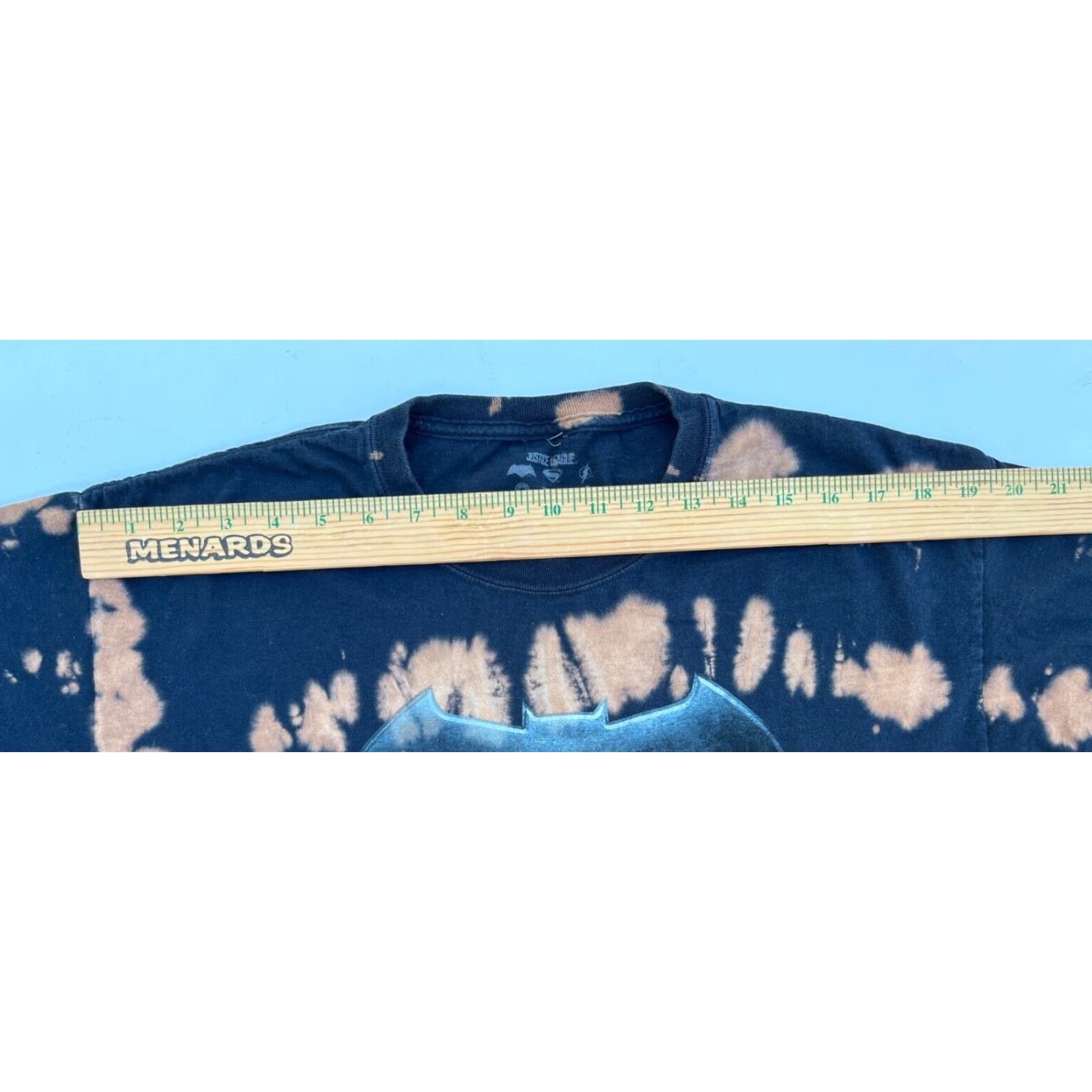 Vintage Justice League Men’s Batman Tie Dye T-Shirt Sz L Size US L / EU 52-54 / 3 - 7 Thumbnail