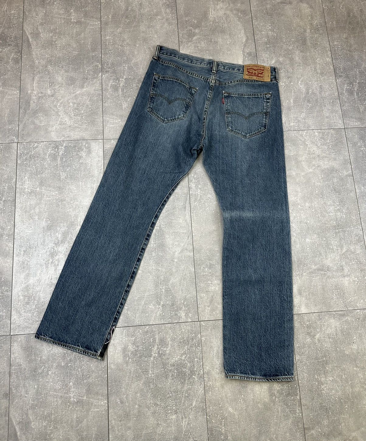 Vintage Vintage Levi’s Hand Made Fire Pants Denim Jeans Size US 34 / EU 50 - 7 Thumbnail