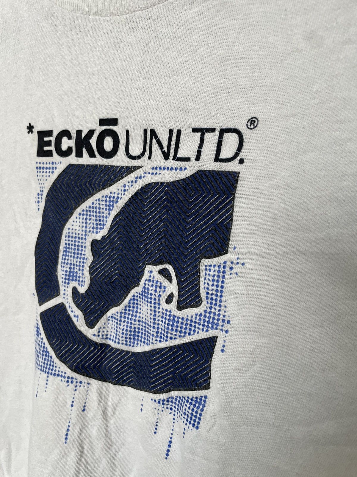 Ecko Unltd. Vintage Ecko Unltd Rap Tee Big Logo 90s Skate Y2K White M Size US M / EU 48-50 / 2 - 3 Thumbnail