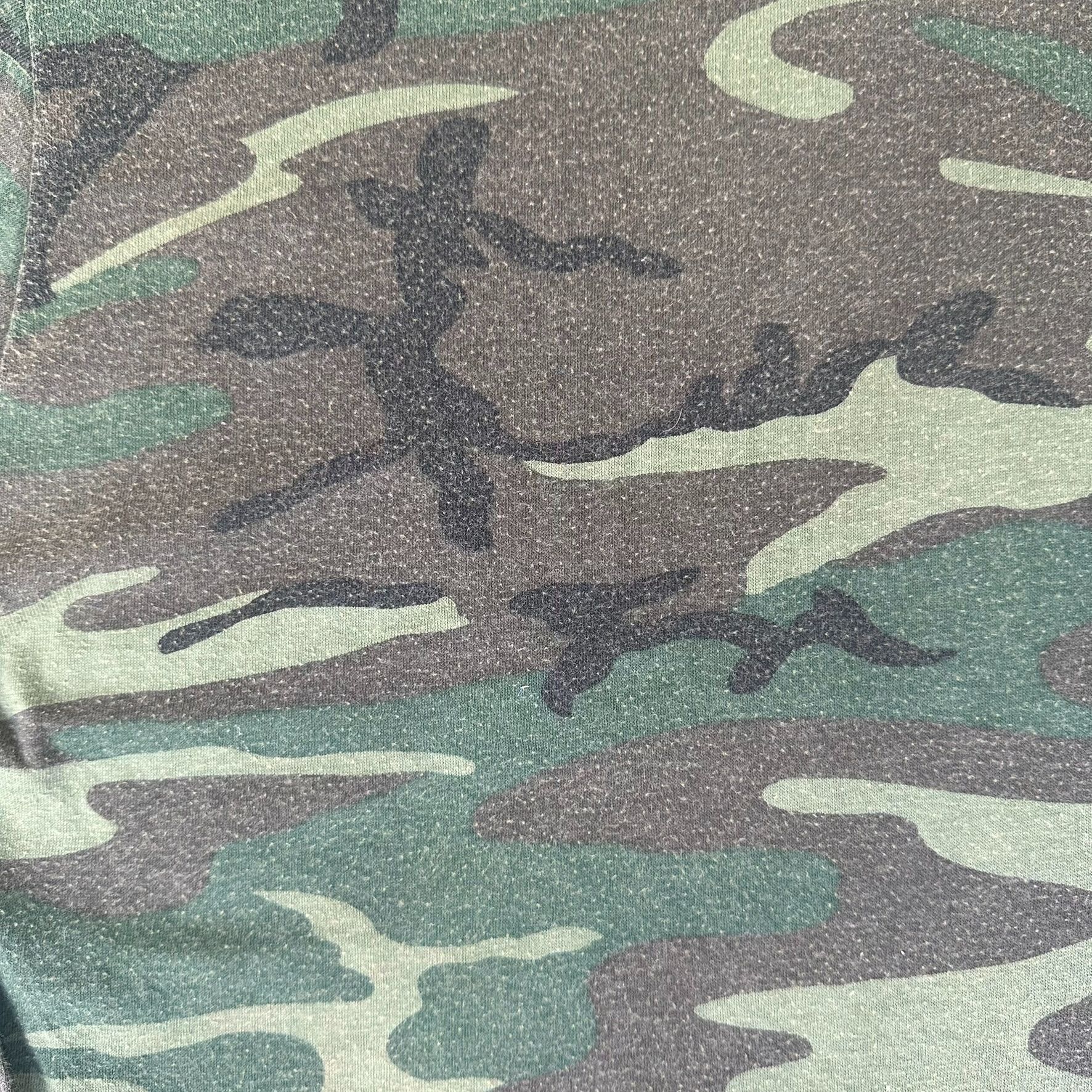 Vintage Vintage 80s Green Woodland Camo T-Shirt Grunge Punk Army Mil Size US M / EU 48-50 / 2 - 2 Thumbnail