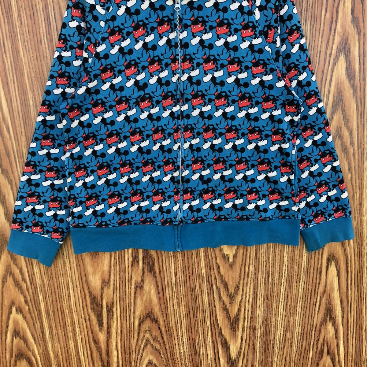 Disney Vintage Disney Mickey Mouse Hoodie Zipper Pullover Size M / US 6-8 / IT 42-44 - 4 Thumbnail