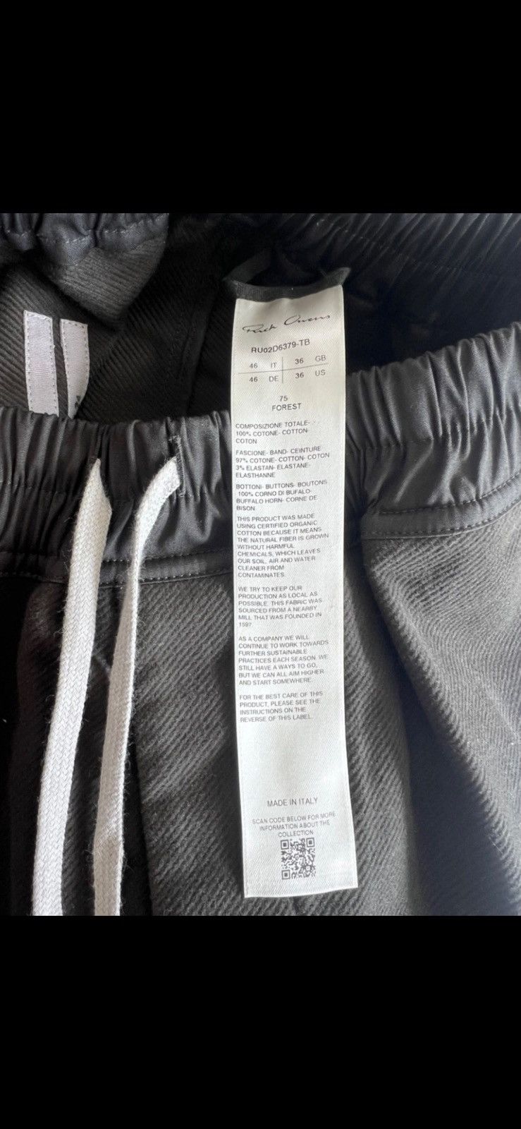 Rick Owens Rick owens drop crotch sweats Size US 30 / EU 46 - 3 Thumbnail