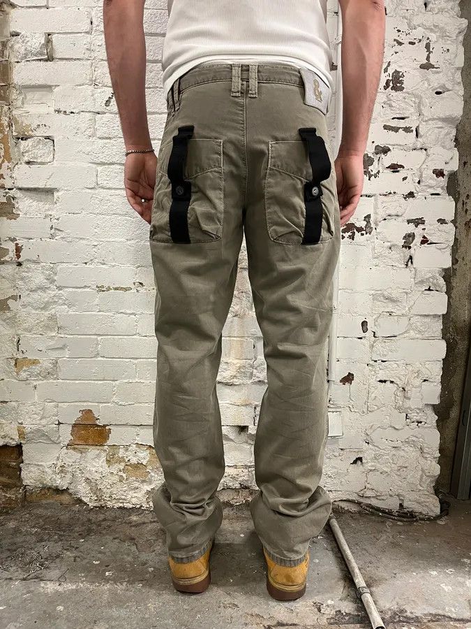 Dolce & Gabbana AW2003 Dolce & Gabbana Bondage Military Khaki Green Pants Size US 32 / EU 48 - 2 Thumbnail