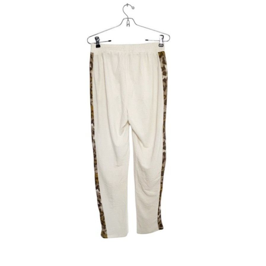Other Mystree Women's Leopard Print Stripe Jogger Set in Cream / B Size 32" / US 10 / IT 46 - 8 Thumbnail