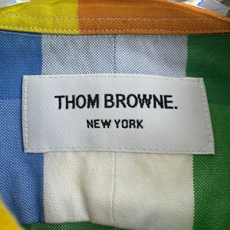 Thom Browne Thom Browne Size 2Classic logo long sleeve shirt in color c Size US M / EU 48-50 / 2 - 5 Thumbnail