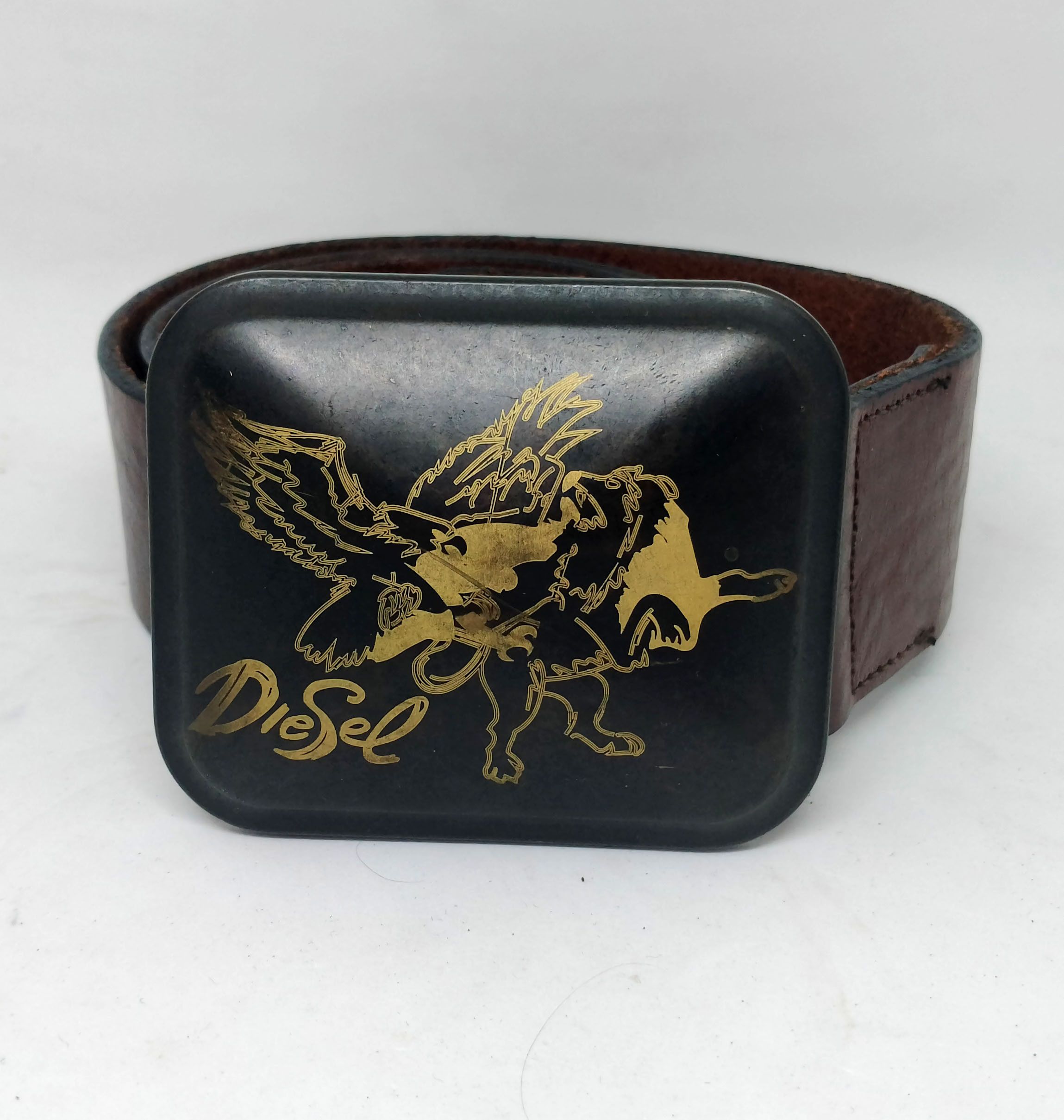 Diesel Diesel - Only The Brave Belt – Size 100/40 – Large Buckle Size 40 - 1 Thumbnail