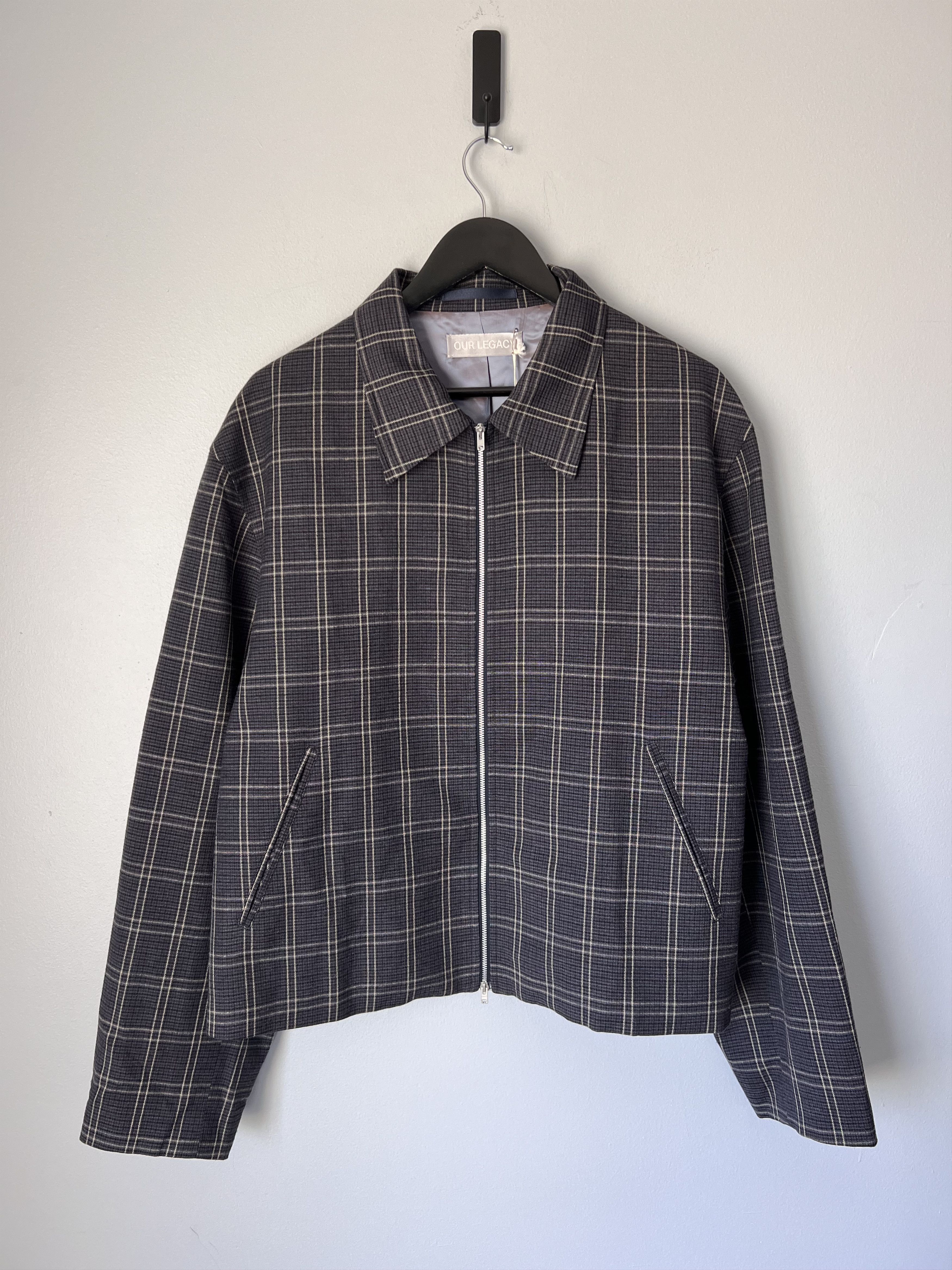 Pre-owned Our Legacy Mini Jacket In Dinner Date Check