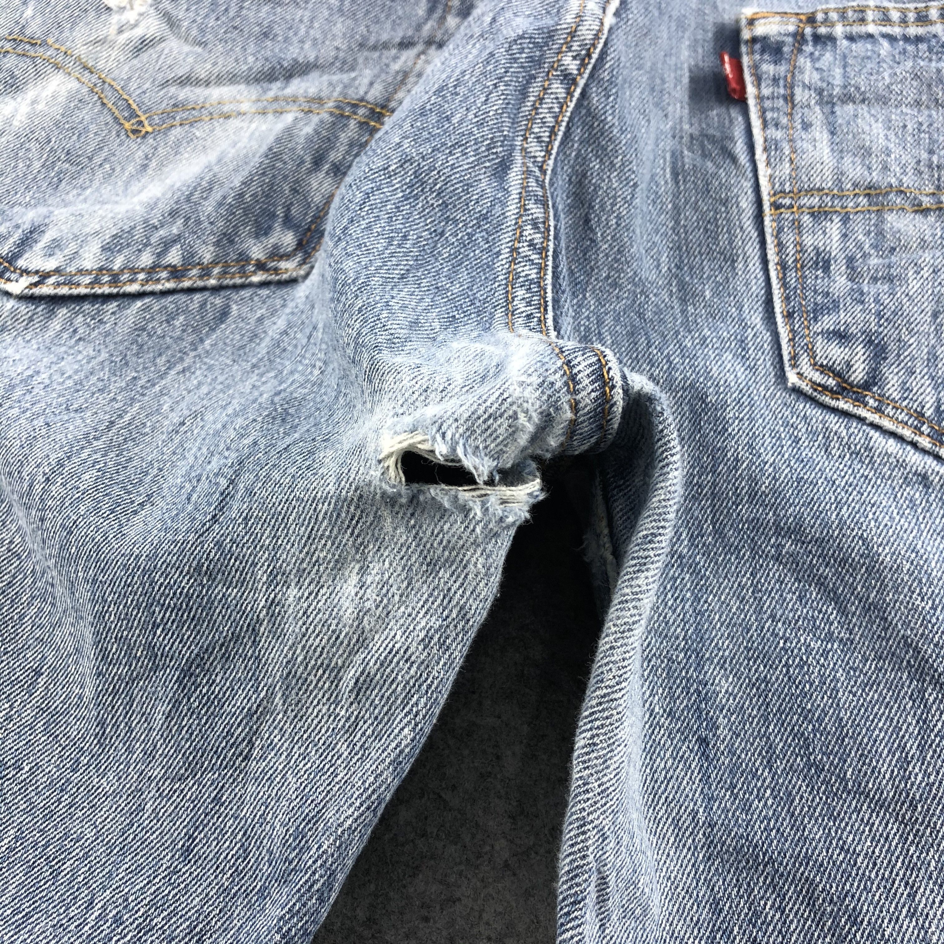 Levi's × Vintage Vintage Distress Levis 501 Jeans-JM1121 Size US 37 - 6 Thumbnail