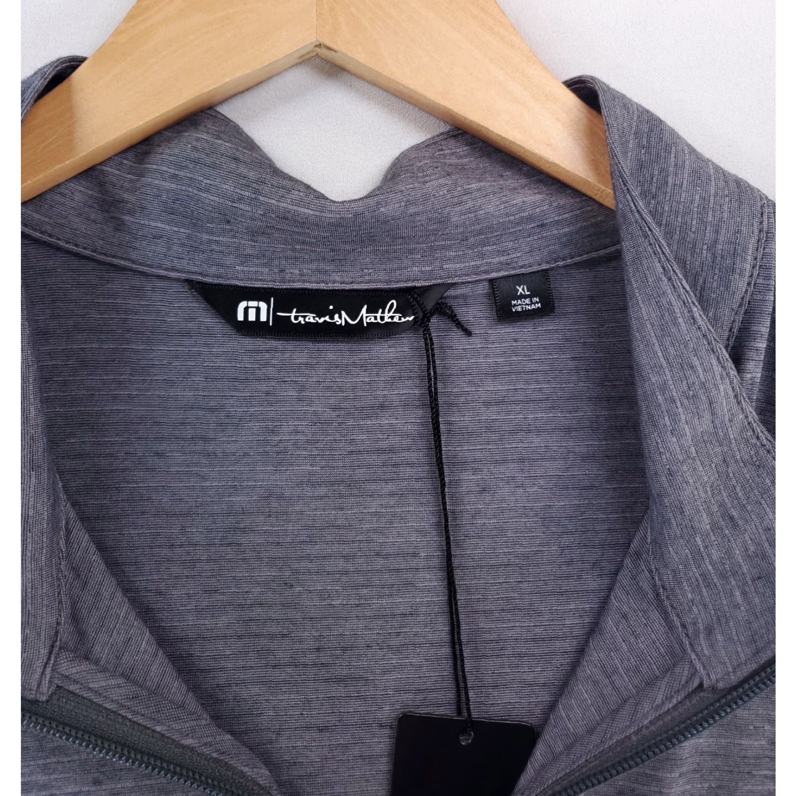 TravisMathew Travis Mathew Crestview 1/4 Zip Pullover Grey Heather Mens XL NWT Size US XL / EU 56 / 4 - 3 Thumbnail