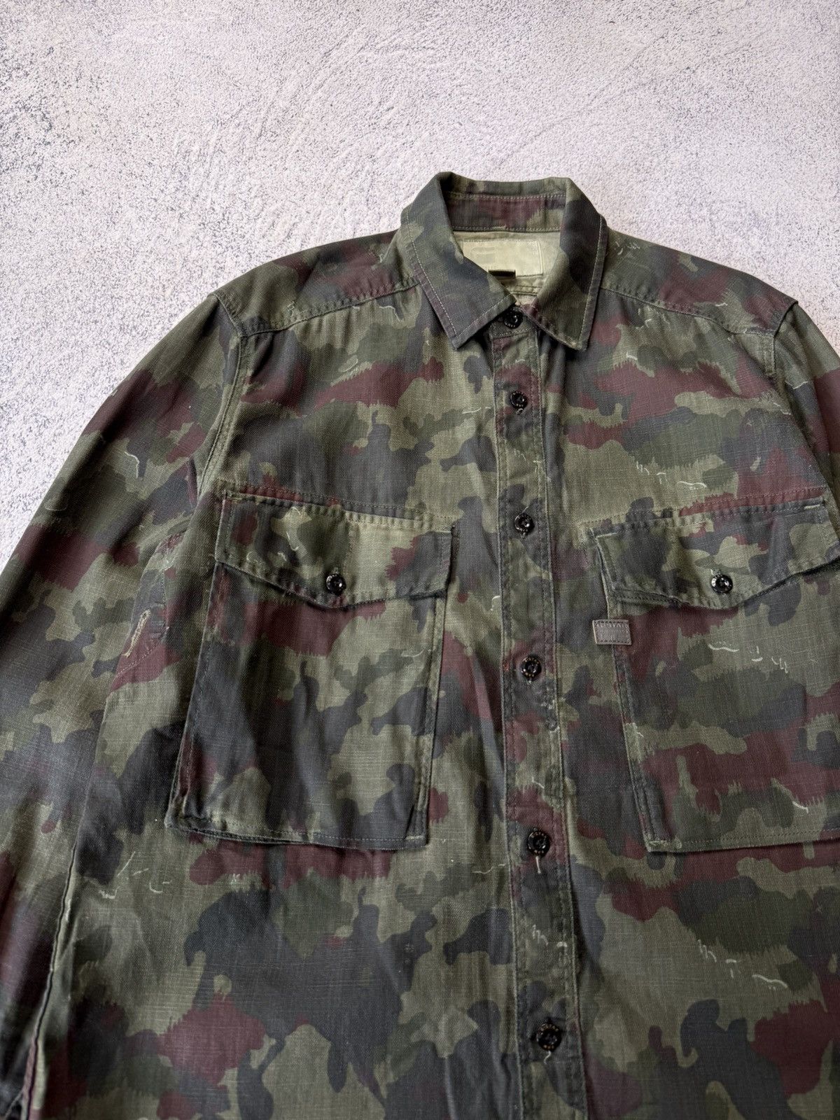 G-Star Vintage G Star Raw Multicam Thick Shirt Size M Size US M / EU 48-50 / 2 - 10 Thumbnail
