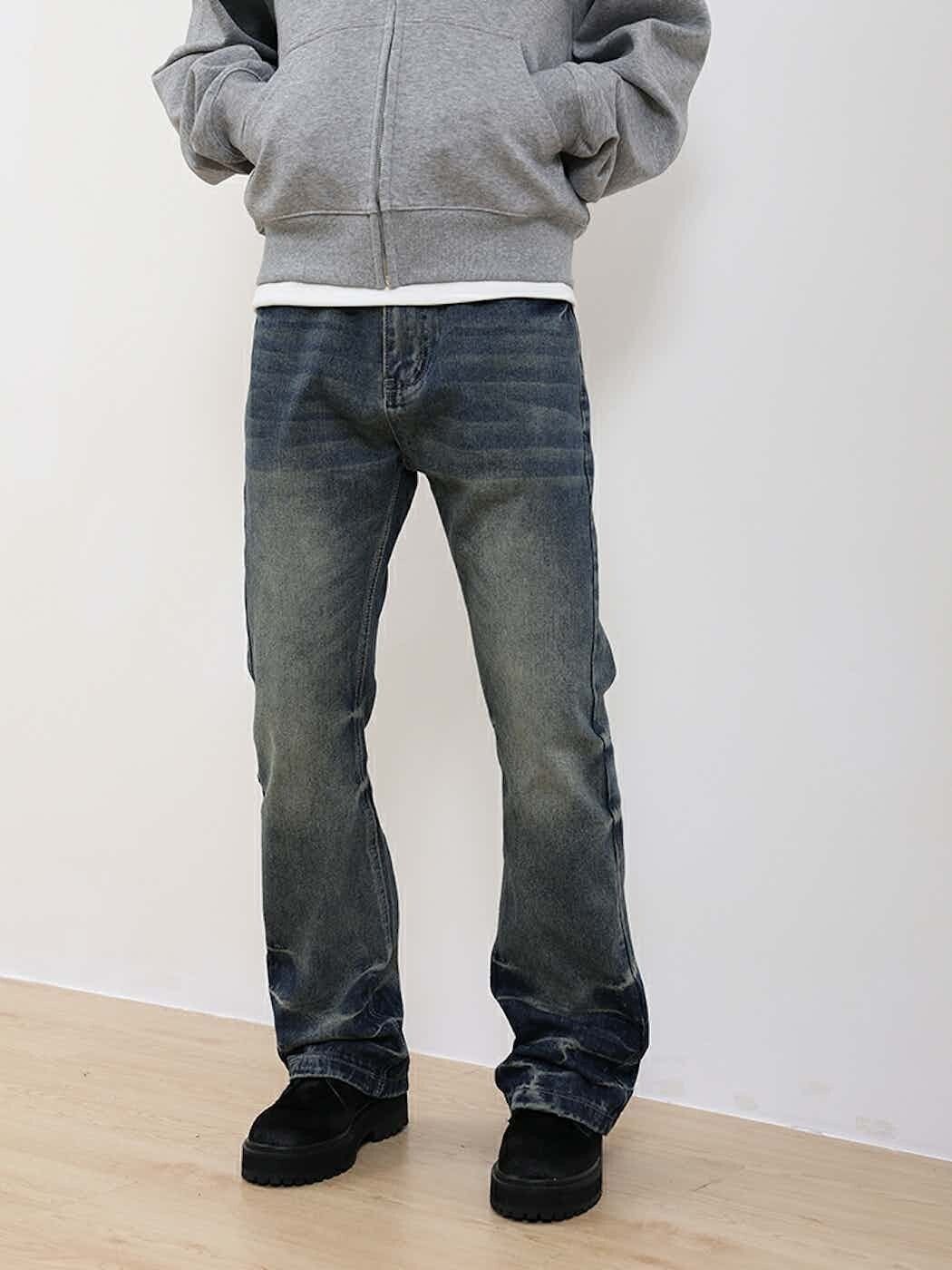 Jean × Vintage Unisex utility punk grunge bootcut hiphop flared jeans Size US 30 / EU 46 - 7 Thumbnail