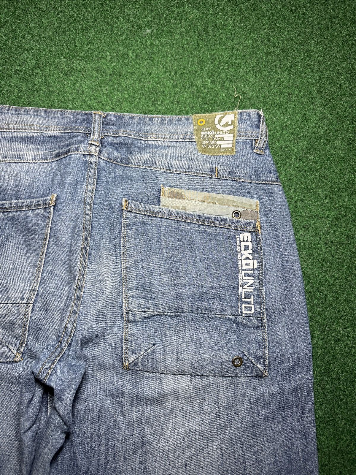 Ecko Unltd. Y2K Ecko Unltd Baggy 36 14” Hip Hop Jorts Denim Shorts Size US 36 / EU 52 - 2 Thumbnail