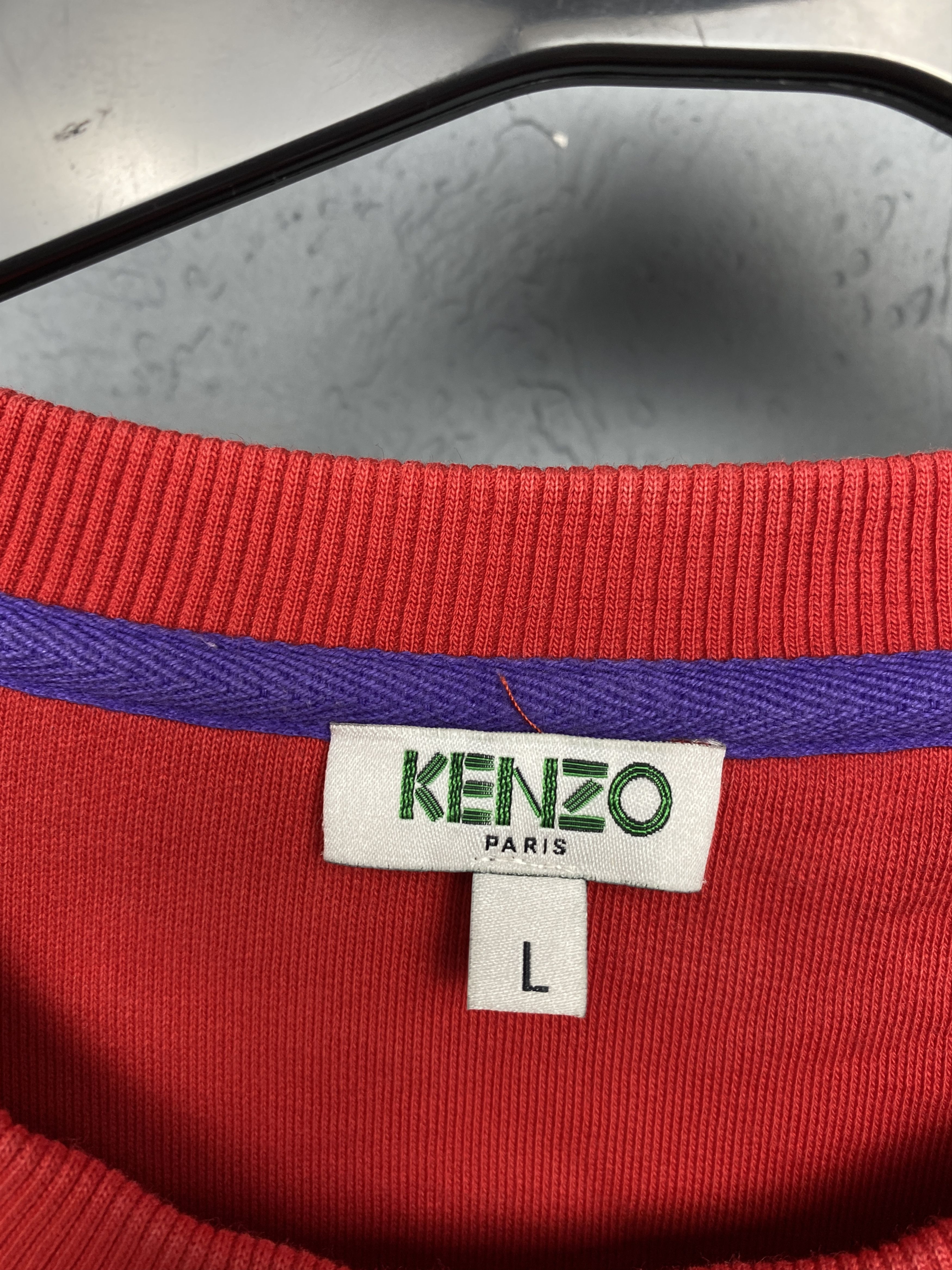 Kenzo Kenzo Tiger Vintage Womens Crew Neck Sweatshirt Size L / US 10 / IT 46 - 4 Thumbnail
