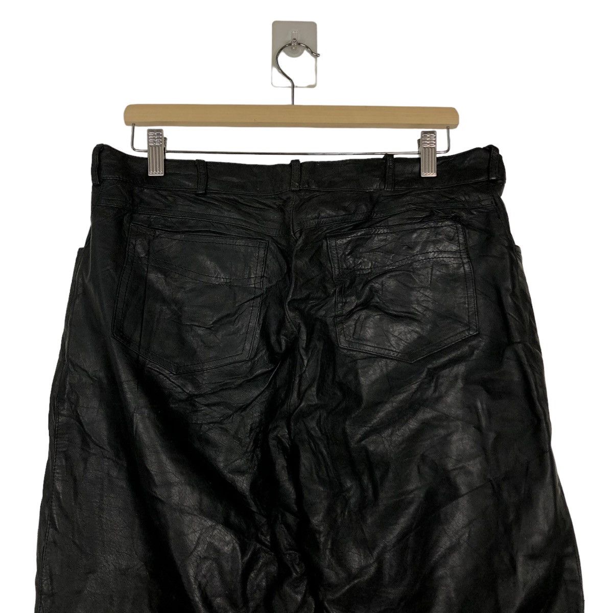 Issey Miyake 🔥90’s Riot Genuine Leather Pants C&A Issey Miyake Japan Size US 34 / EU 50 - 8 Thumbnail