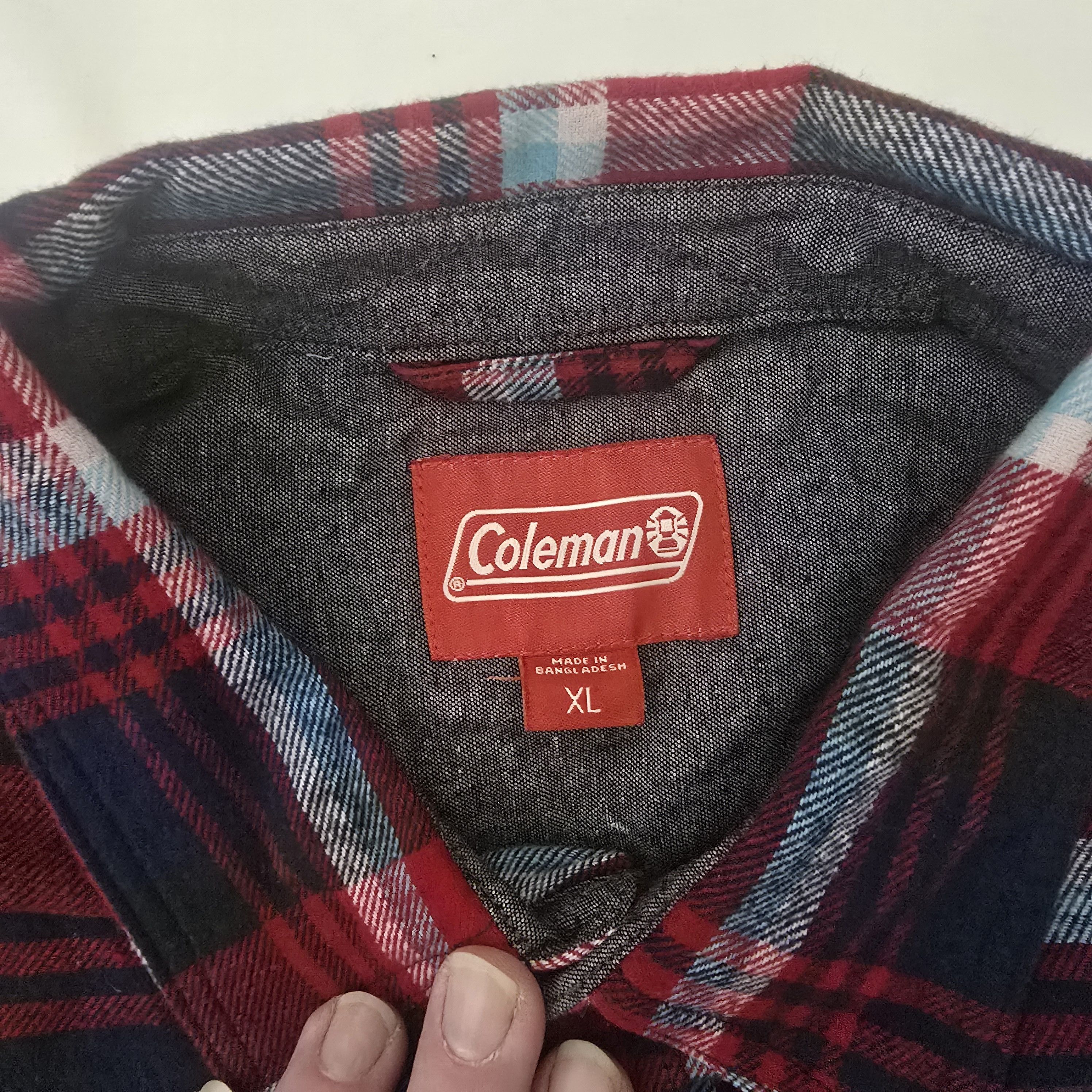 Coleman Coleman Men's Red Plaid Shirt XL Size US XL / EU 56 / 4 - 2 Thumbnail