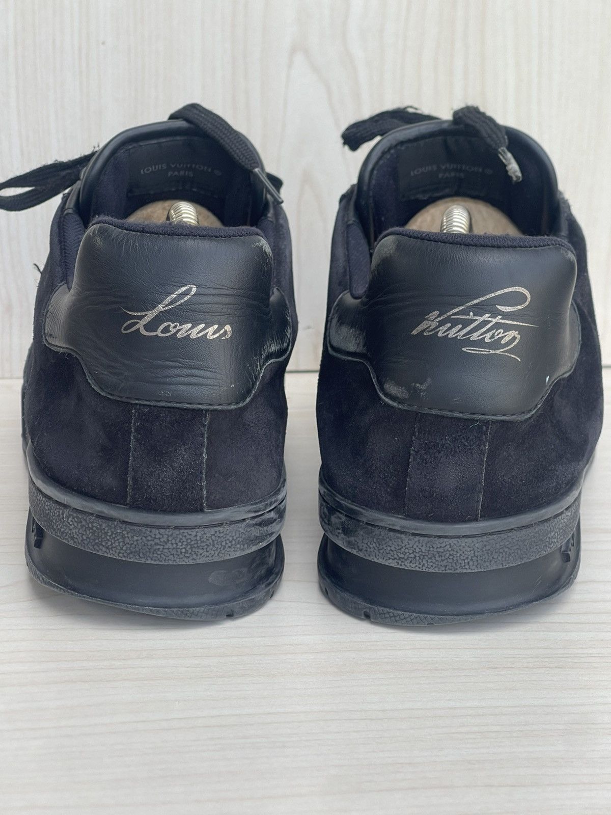 Louis Vuitton Low louis vuitton black trainer Size US 10.5 / EU 43-44 - 9 Thumbnail
