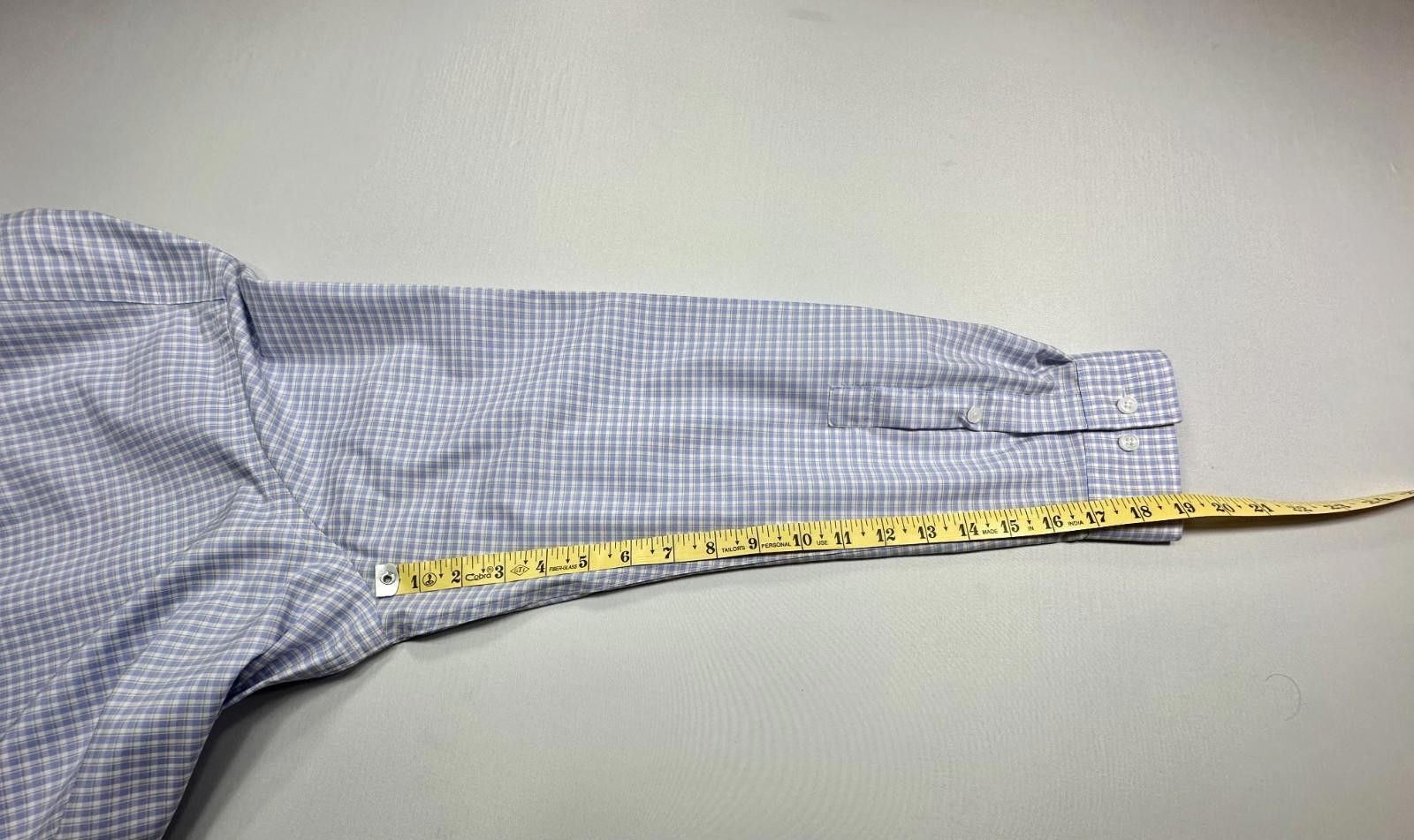 Michael Kors Michael Kors Regular Fit Comfort Stretch Shirt Blue Mens 2XL Size US XXL / EU 58 / 5 - 9 Thumbnail