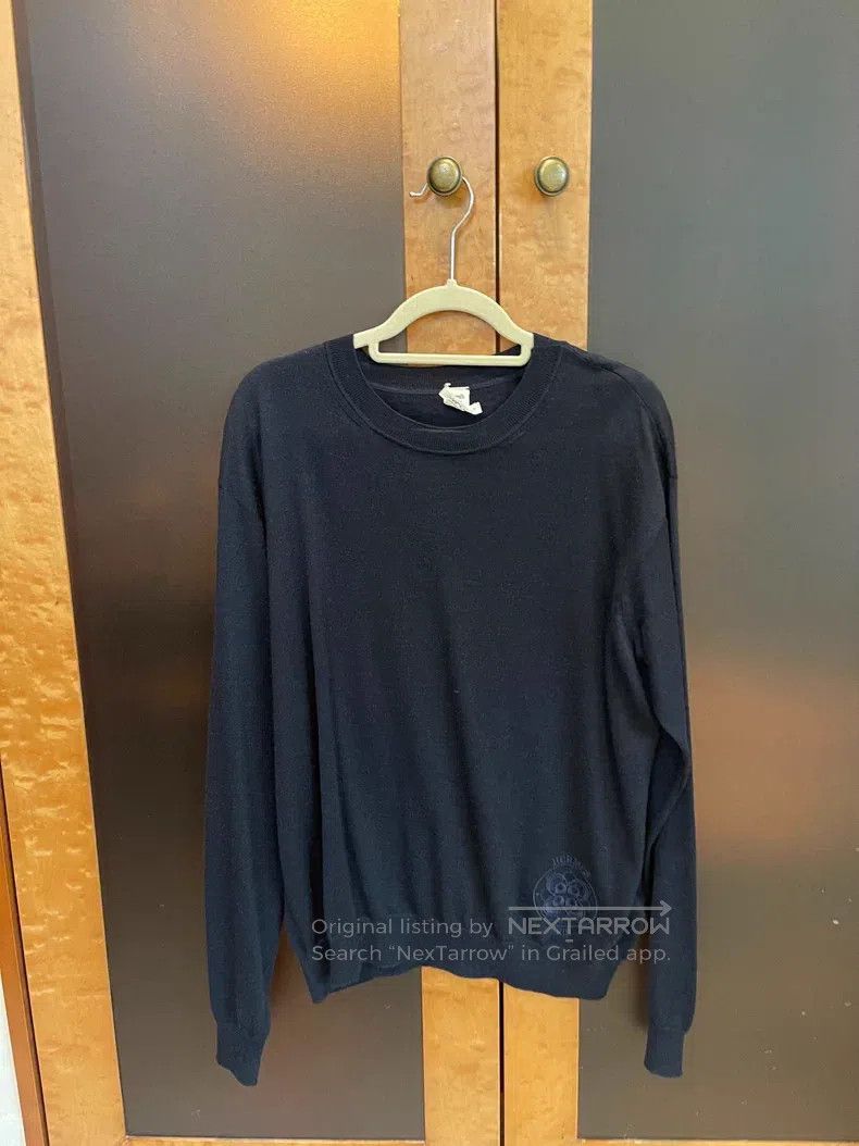 Hermes Hermes Black Wool Knit Sweater Size US XXS / EU 40 - 1 Thumbnail
