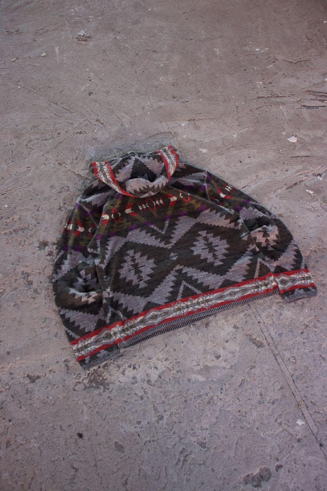 Denim & Supply Ralph Lauren Denim & Supply Ralph Lauren Aztec Native Knit Hoodie (2010s) Size US M / EU 48-50 / 2 - 9 Thumbnail