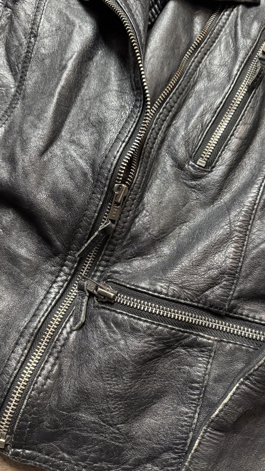 Japanese Brand Biker Y2K Vintage Lambskin Leather Jacket schott allsaints Size M / US 6-8 / IT 42-44 - 7 Thumbnail