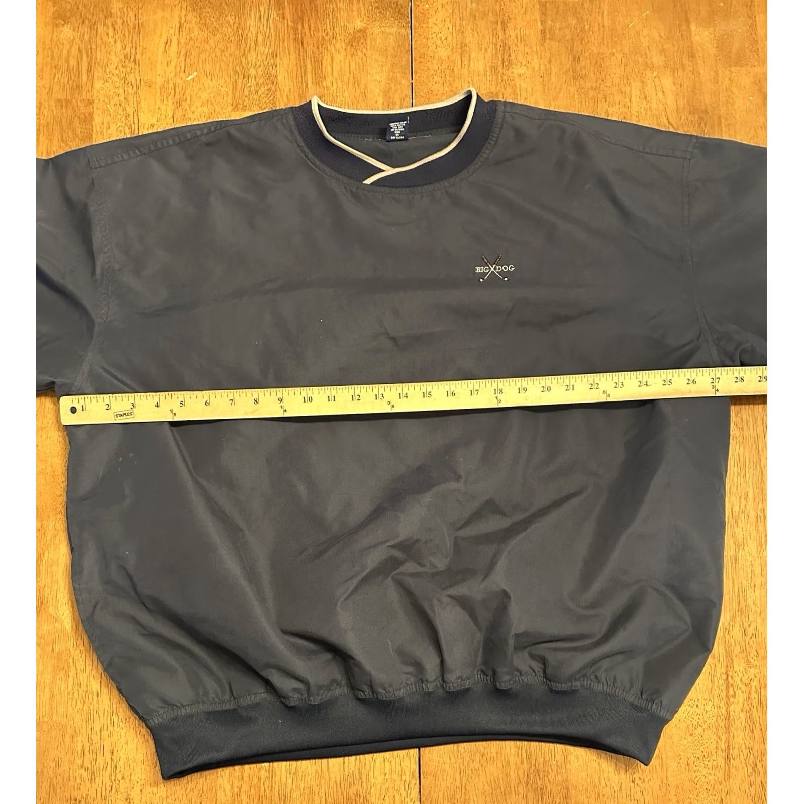 Big Dogs VINTAGE Big Dogs Windbreaker Jacket XL Navy blue Pullover Size US XL / EU 56 / 4 - 5 Thumbnail