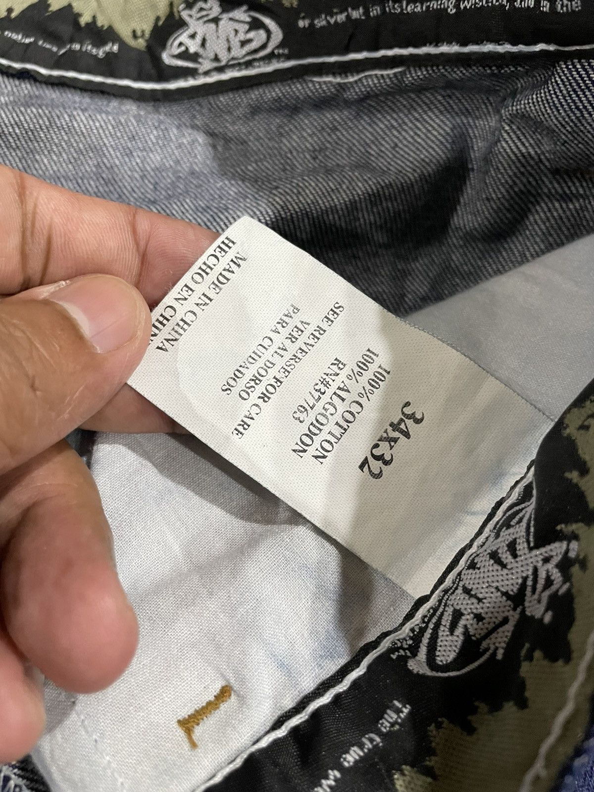 Chance The Rapper × Shorty's Skateboards Streetwear Baggy PNB Nation Rapper Jeans Size US 34 / EU 50 - 18 Thumbnail
