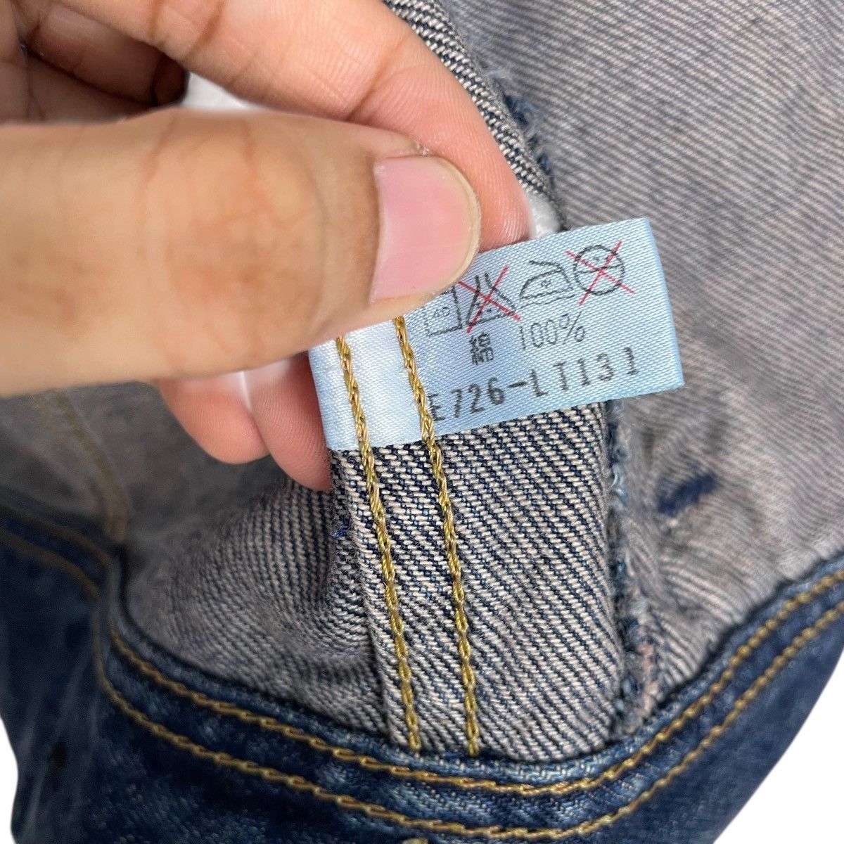 Lee Vintage 70s Lee Rider Denim Trucker Jacket Size US S / EU 44-46 / 1 - 18 Thumbnail