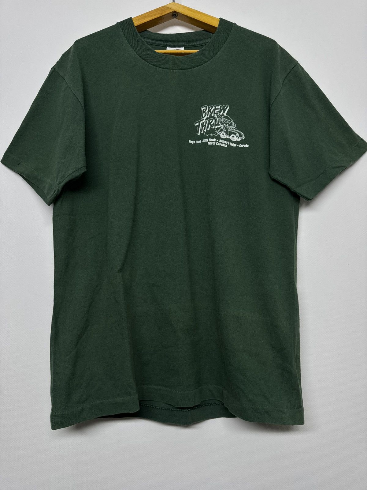 Anvil Vintage Y2k Brew Thru Big Logo Print 00’s Size US M / EU 48-50 / 2 - 1 Thumbnail