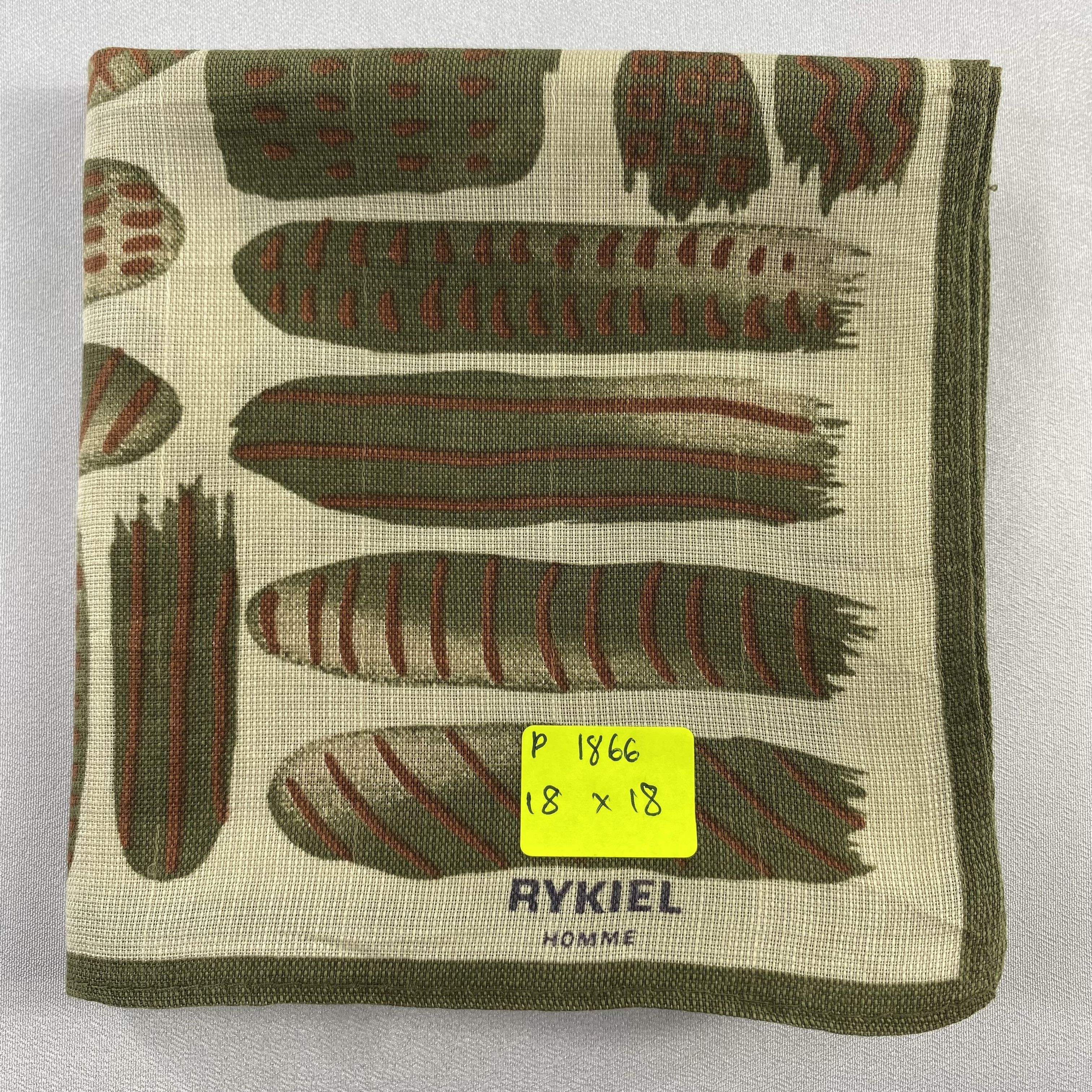 Sonia Rykiel × Vintage Rykiel Homme Bandana/ Handkerchief / Neckerchief-P1866 Size ONE SIZE - 5 Thumbnail