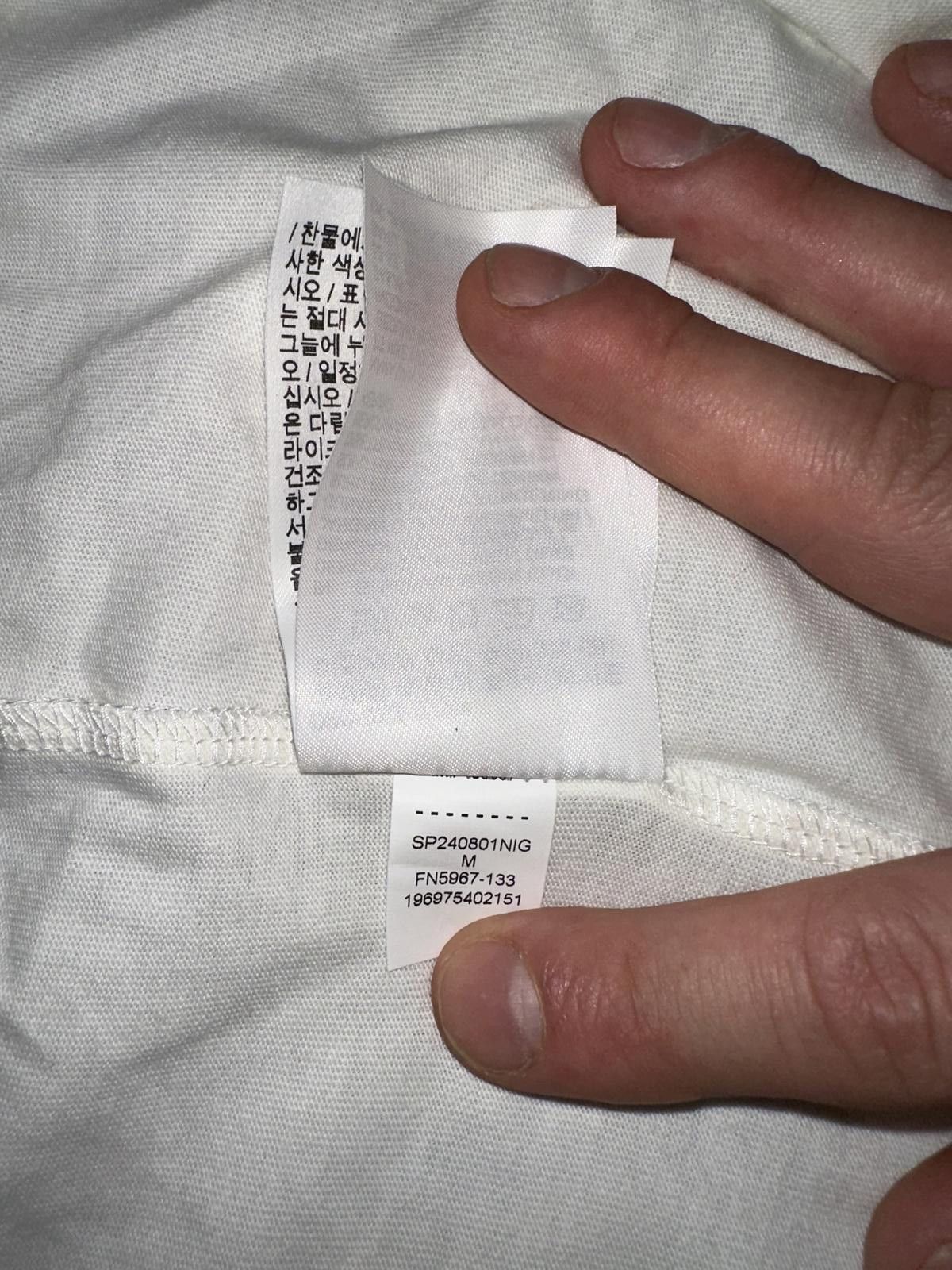 Designer Jordan Men’s Flight Essentials 6 Rings White T-Shirt Sample Asian Sizing Size US M / EU 48-50 / 2 - 9 Thumbnail