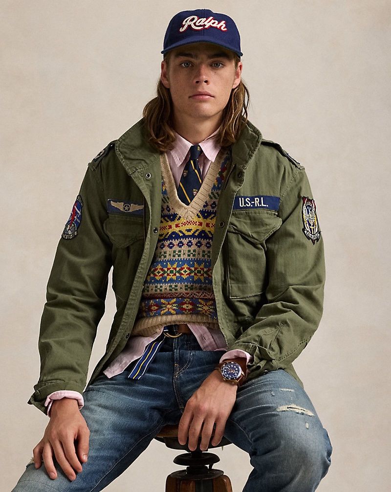 ジャケット・アウター polo jeans ralphlauren M65 jacket M Polo Ralph Lauren B&T M65 Military Army Combat Paratrooper