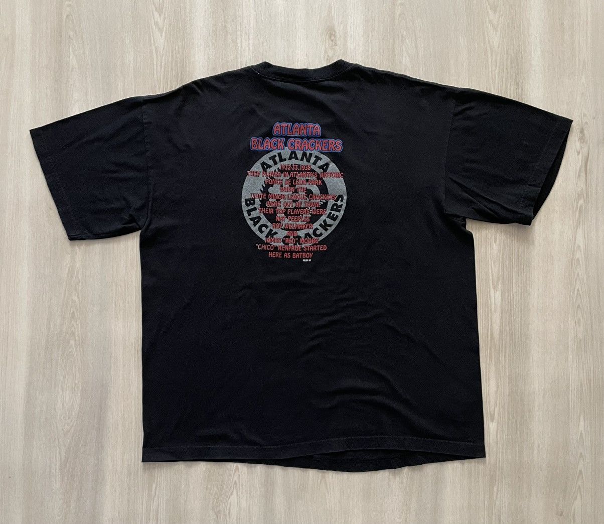Vintage VTG 90s Atlanta Black Crackers Negro Leagues Baseball Sz XL Size US XL / EU 56 / 4 - 4 Thumbnail