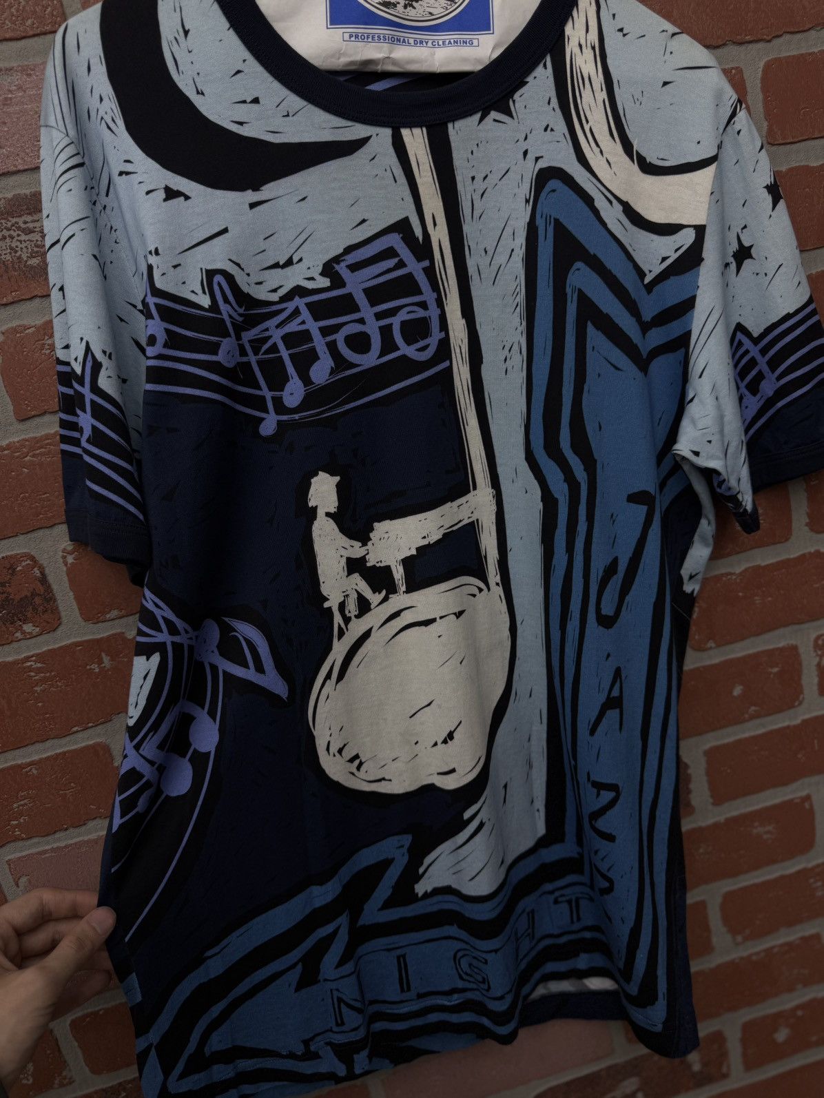 Dolce & Gabbana Givenchy Men’s Music Jazz Tee Size 50 (M) 🧼 Size US M / EU 48-50 / 2 - 6 Thumbnail