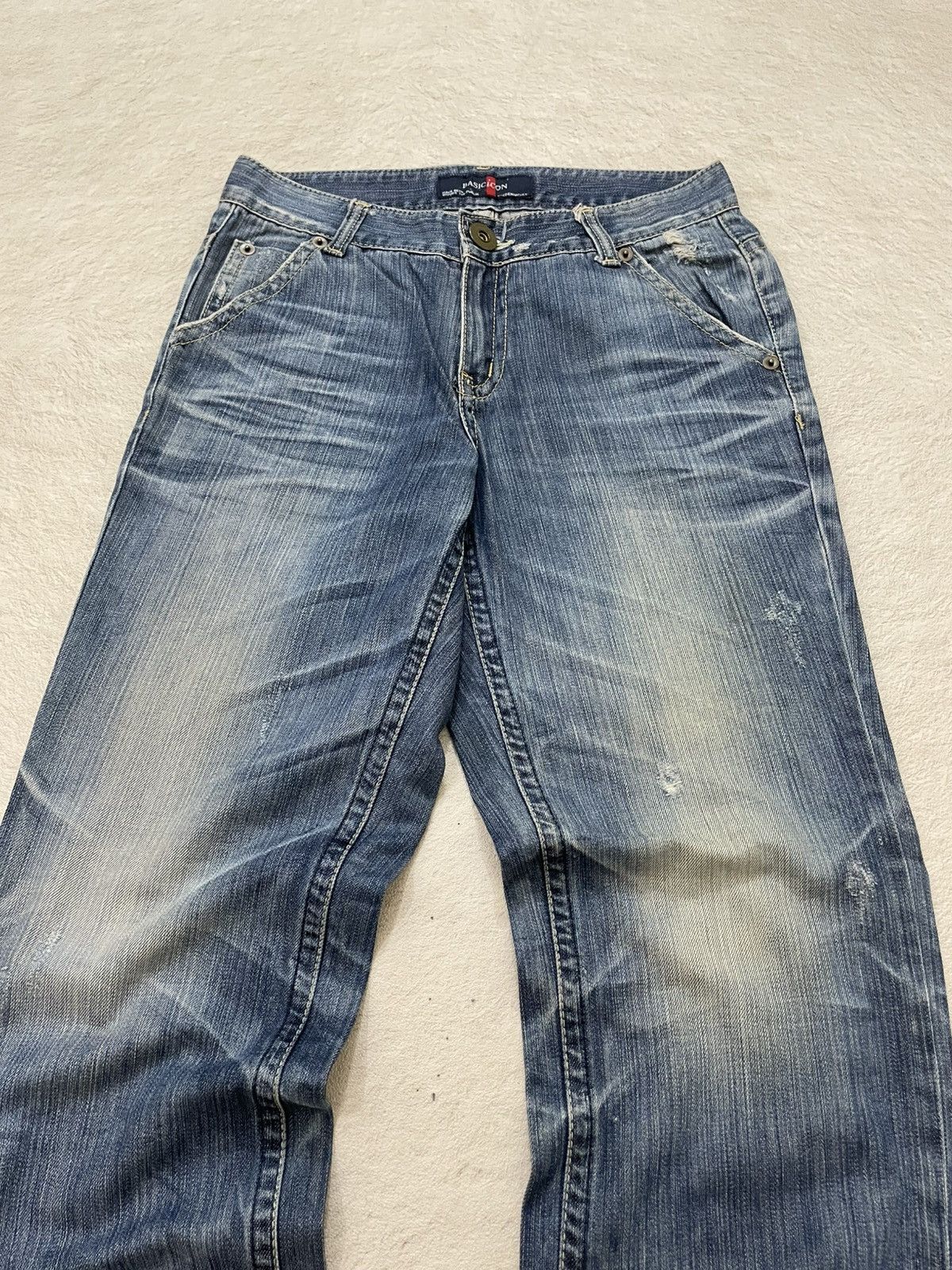 Japanese Brand 2000s Japan Brand Distressed Denim Stonewash Y2K Hysteric Size US 31 - 2 Thumbnail