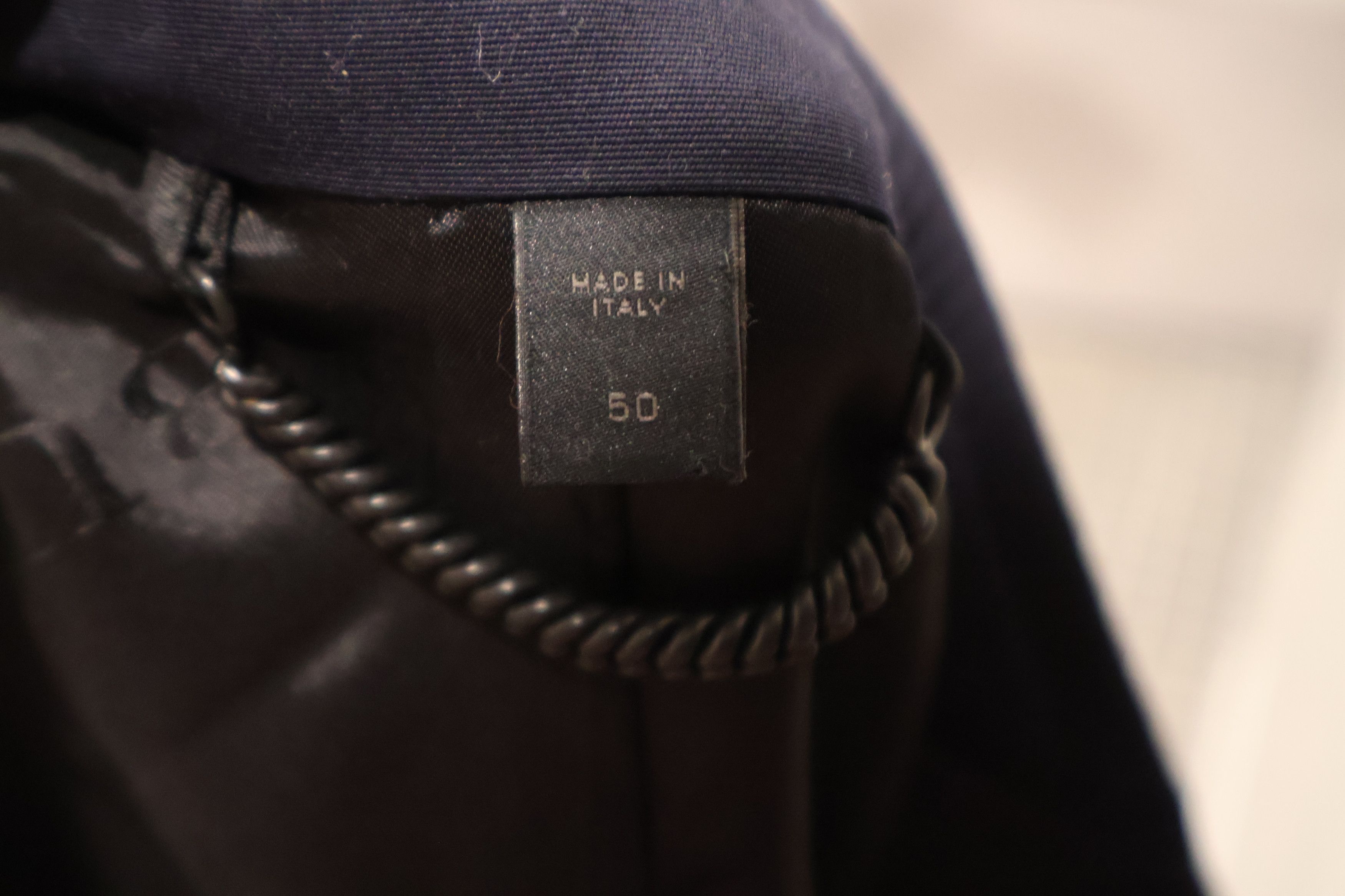 Burberry Prorsum Burberry Prosum navy wool tuxedo blazer - EU 50 Size 50R - 10 Thumbnail