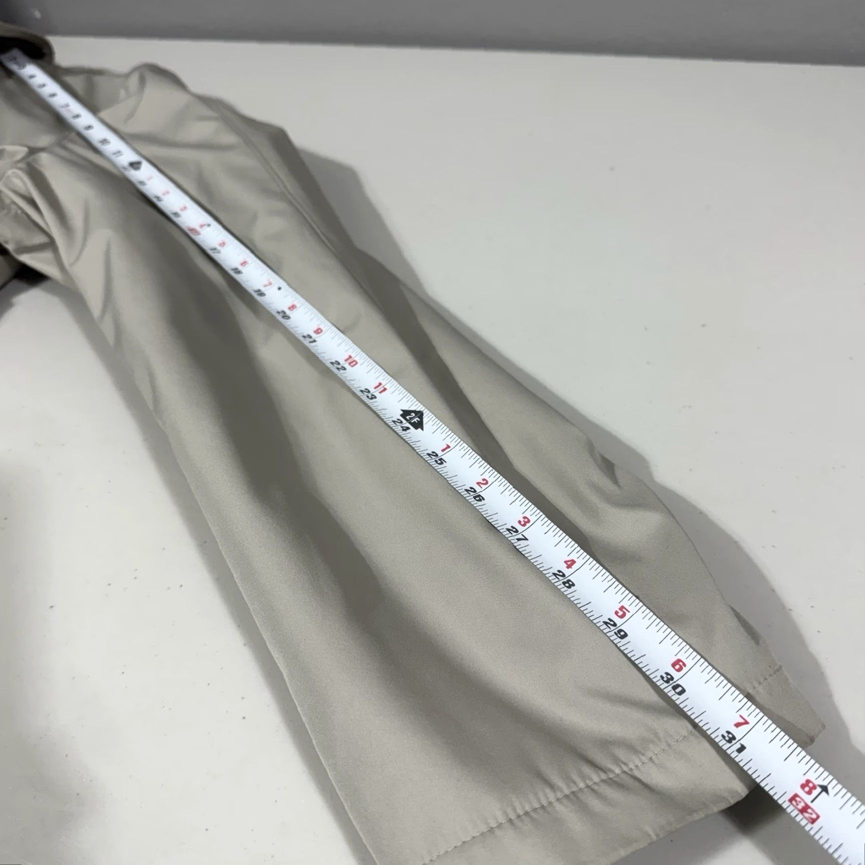 Michael Kors Michael Kors Mens Jacket Mid-Length Rain Coat Light Beige L Snap Zip Front Collared Pockets Designer Outdoor Womens? Size US L / EU 52-54 / 3 - 4 Thumbnail