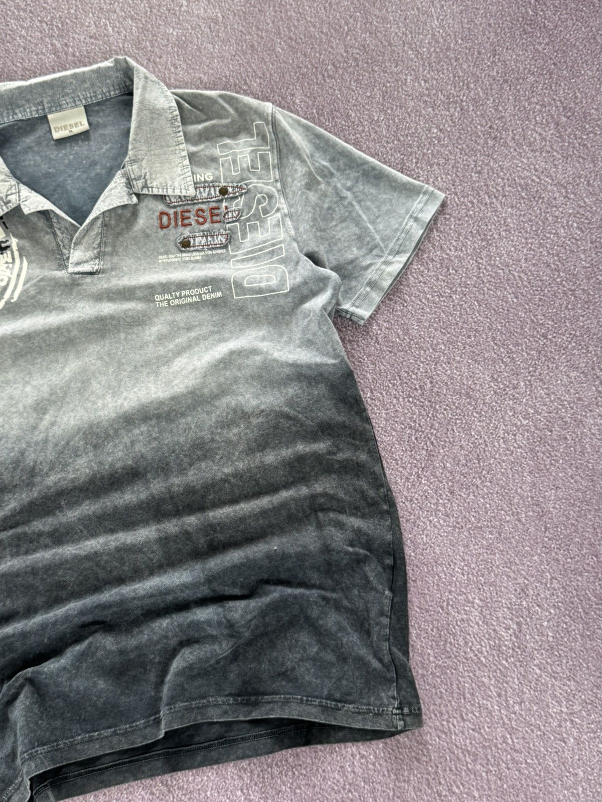 Diesel Vintage Diesel Polo Post Lux T-Shirt y2k cyber opium Size US XL / EU 56 / 4 - 5 Thumbnail