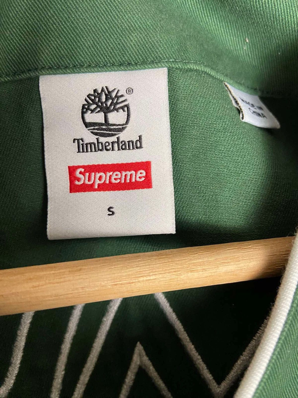Supreme × Timberland Used Supreme Timberland Baseball Jersey rare green size S Size US S / EU 44-46 / 1 - 3 Thumbnail
