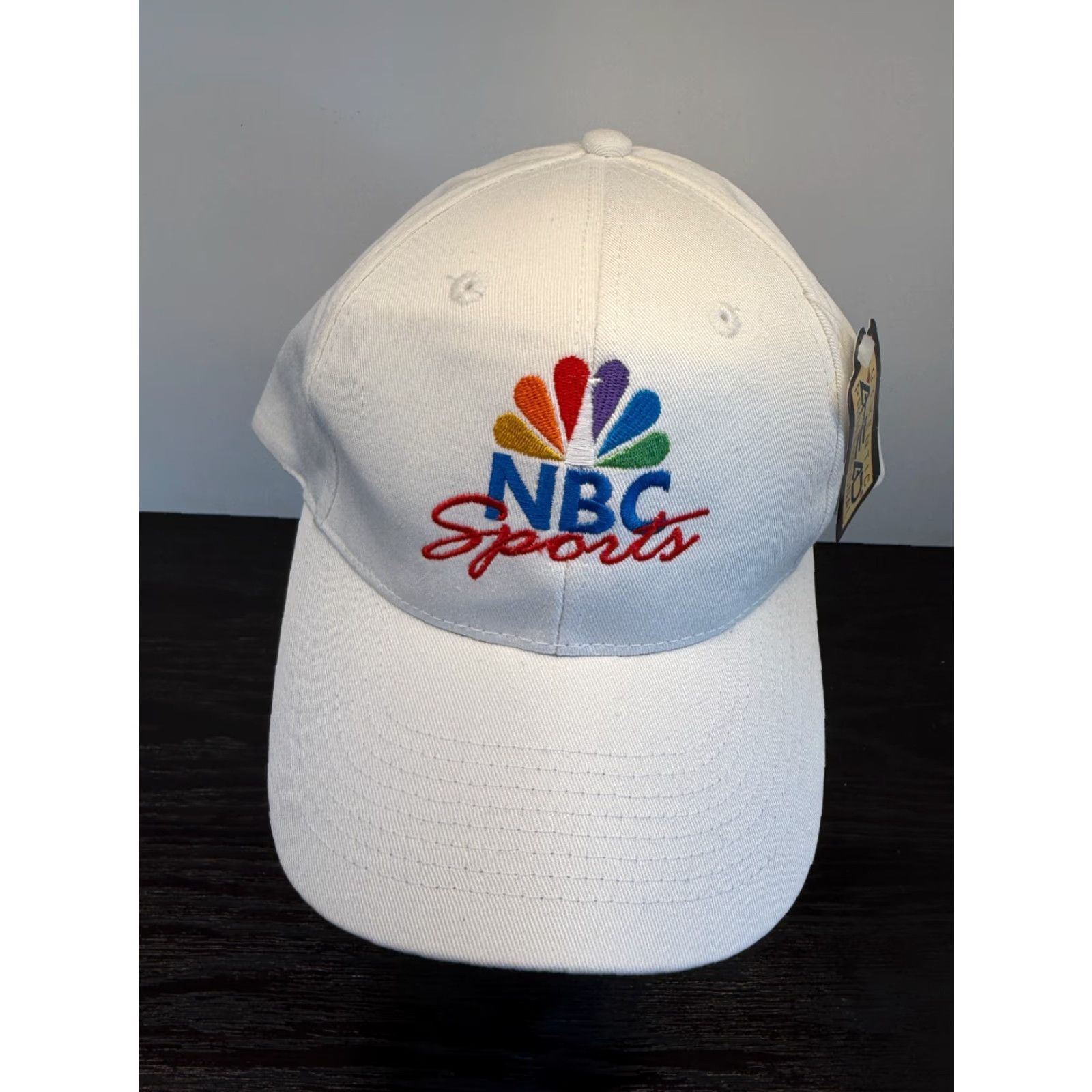 Vintage VINTAGE Ahead NBC Sports Hat One Size White Adjustable Twill Golf Size ONE SIZE - 2 Thumbnail