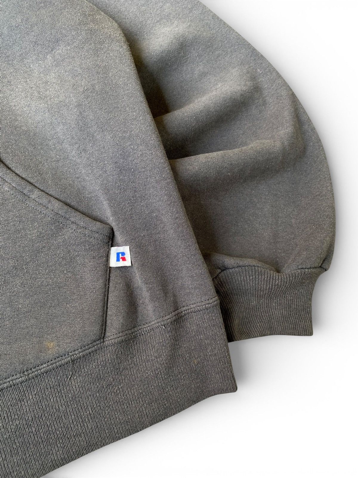 Russell Athletic Vintage 1990’s Russell Athletic Slate Grey Blank Hoodie Size US L / EU 52-54 / 3 - 2 Thumbnail