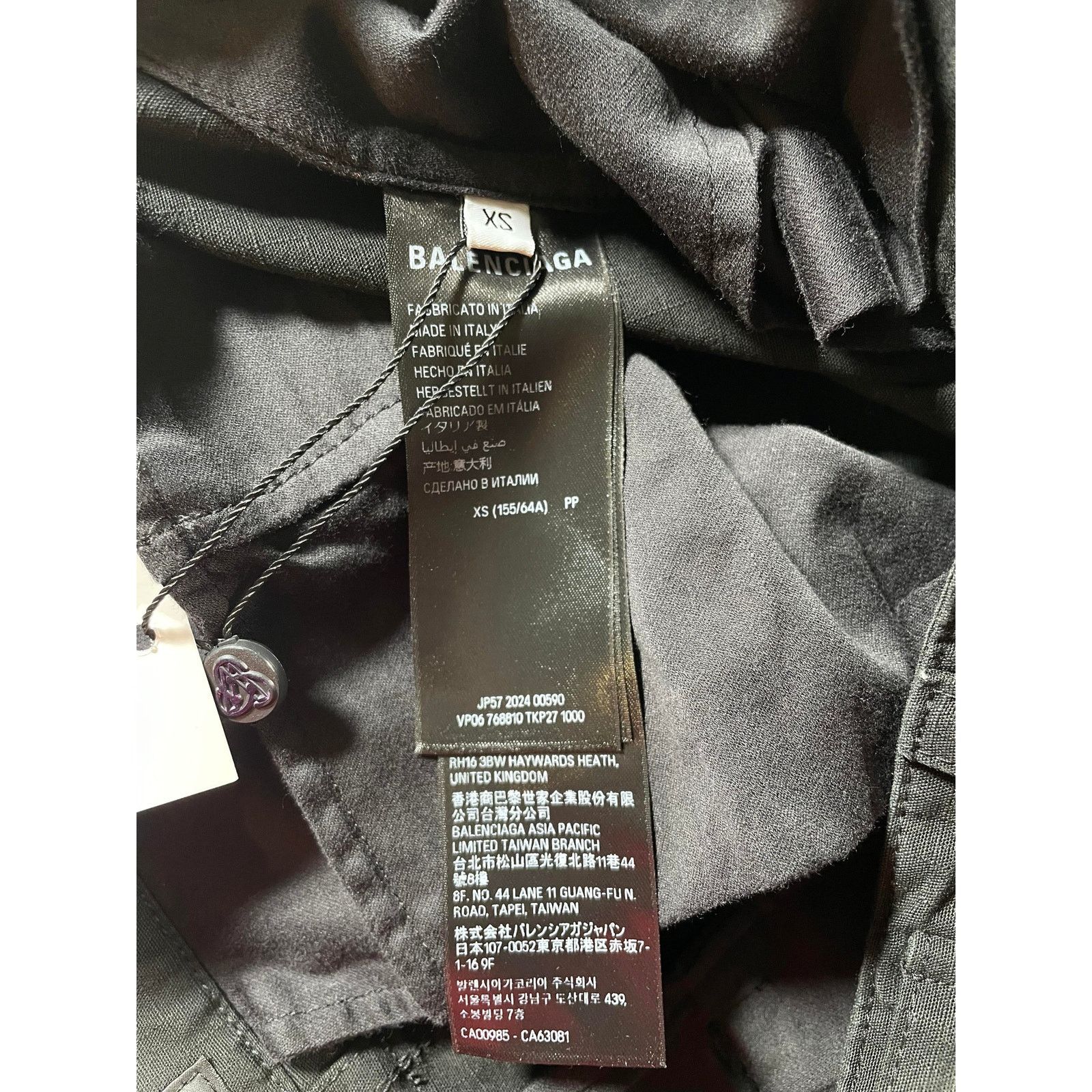 Balenciaga Balenciaga Black Cargo Pants Size US 28 / EU 44 - 3 Thumbnail