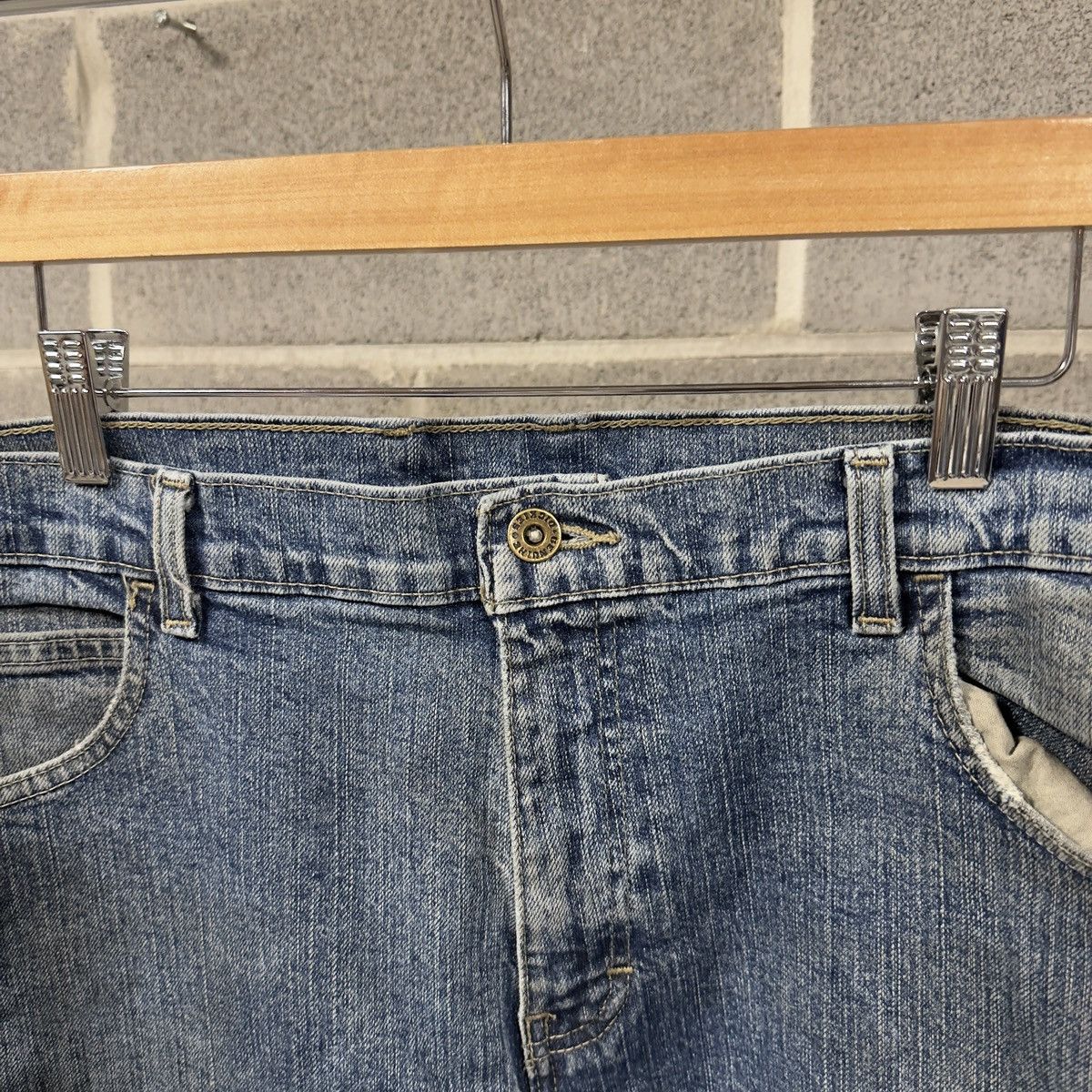 Vintage Vintage Mud Wash Dickies Jeans ERD Grunge Thrashed Faded Size US 34 / EU 50 - 5 Thumbnail
