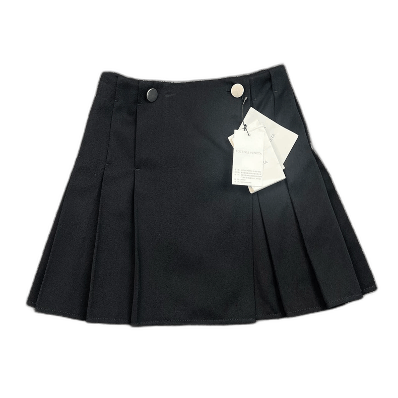Bottega Veneta Bottega Veneta Black Pleated Skirt Size 34 Size 34" / US 12 / IT 48 - 1 Thumbnail