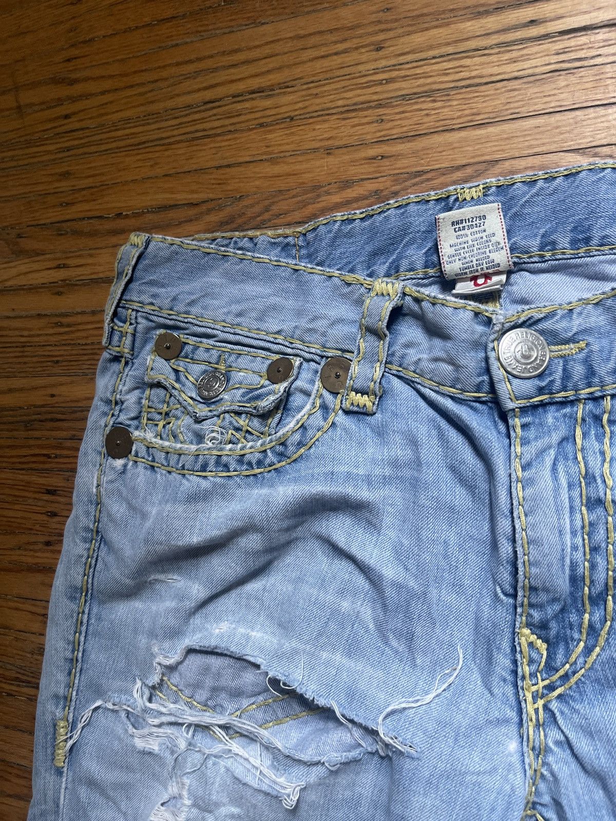 True Religion TRUE RELIGION GRUNGE DENIM Size US 38 / EU 54 - 3 Thumbnail