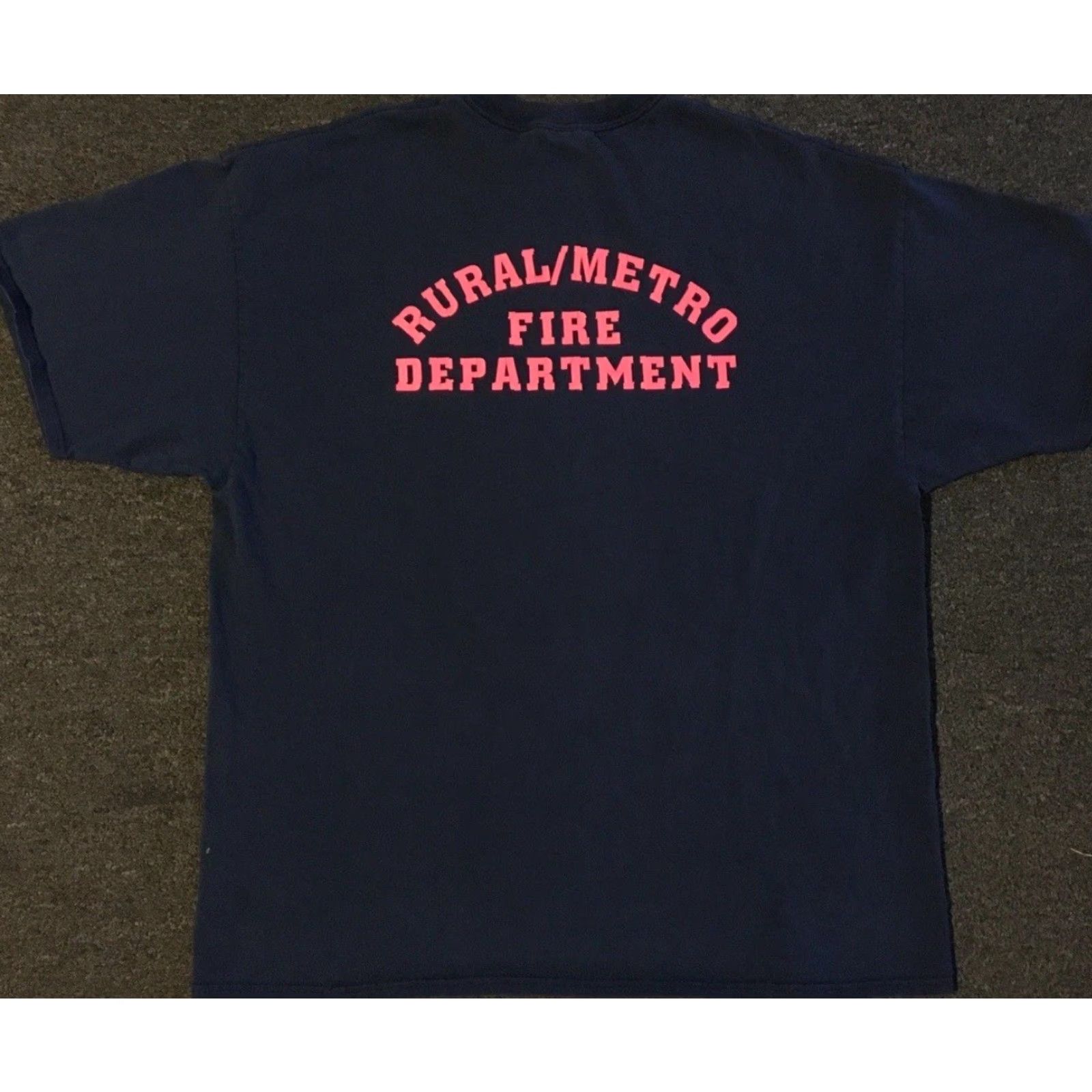 Vintage VINTAGE Rural/Metro Fire Dept Faded Shirt XXL Arizona Fighter Cop Biker Grunge 90s Size US XXL / EU 58 / 5 - 2 Thumbnail