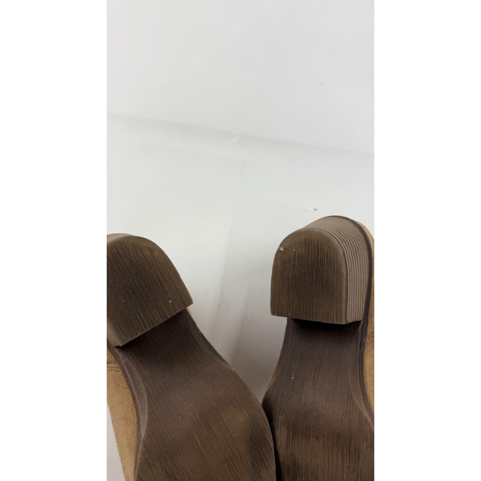 Vintage BP. Boots Womens Booties Size 8.5 Beige Faux Suede Block Heel Zip Wallis-Far Size US 9 / IT 39 - 7 Thumbnail