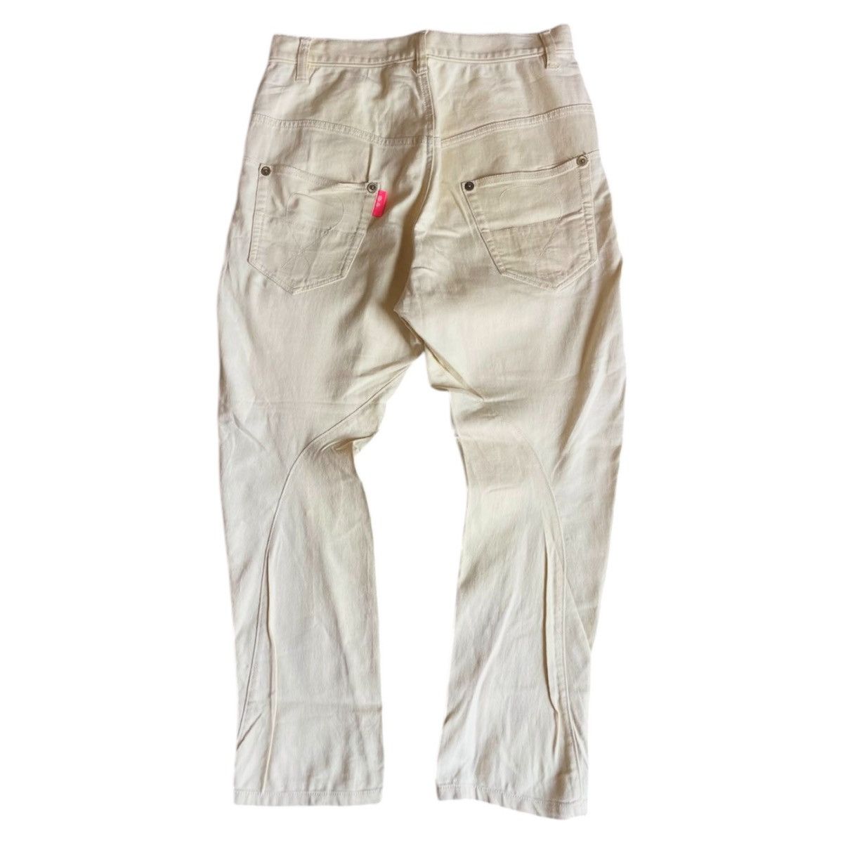 Issey Miyake 2000s Jevous Enprie Mercibeaucoup Asymmetric Jeans Size US 30 / EU 46 - 1 Thumbnail
