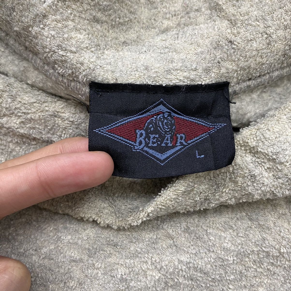 Vintage Vintage BEAR SURF BOARD Embroidered Logo Sherpa Grey Long Size US L / EU 52-54 / 3 - 3 Thumbnail